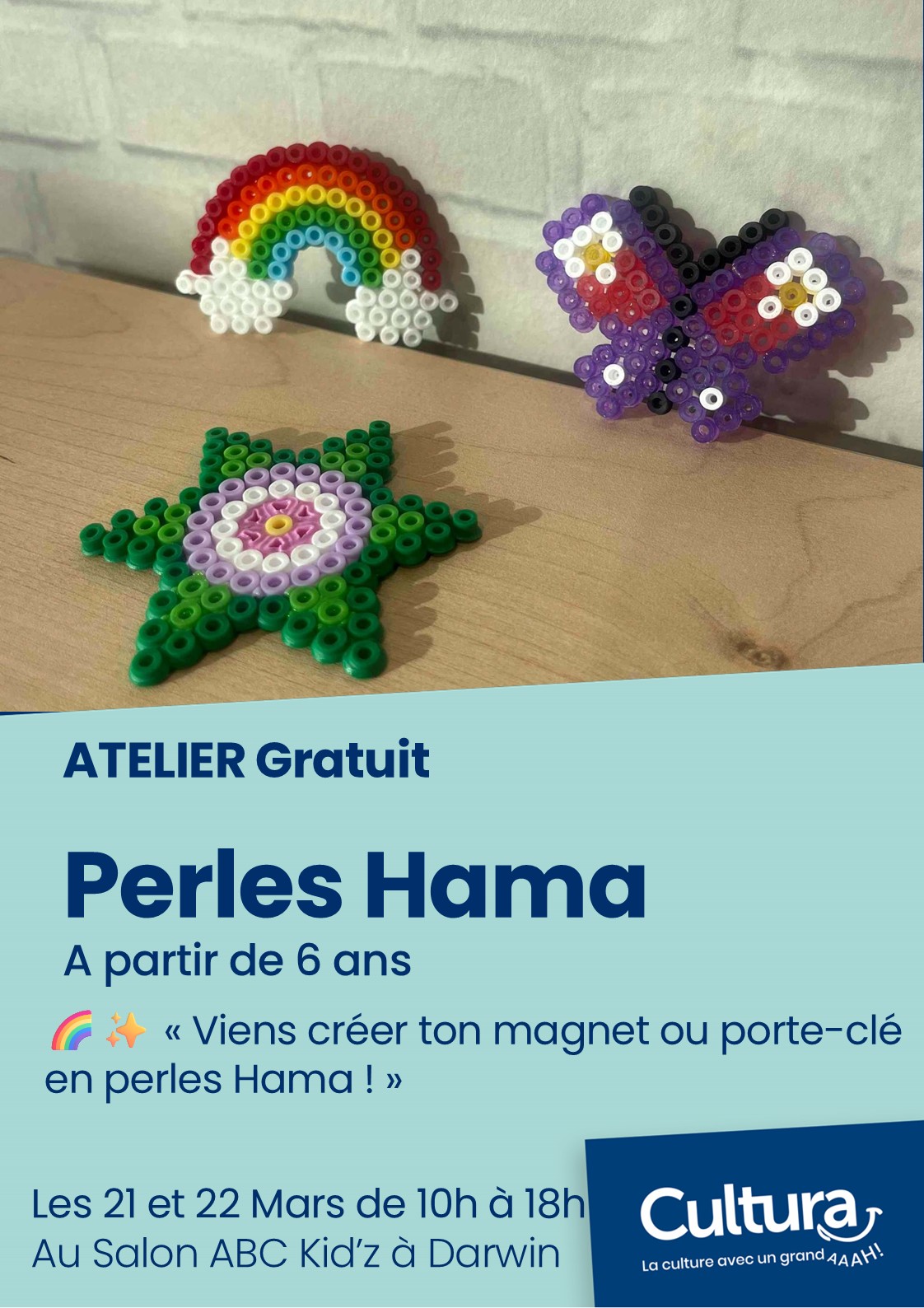 Création en perles Hama, à partir de 6 ans